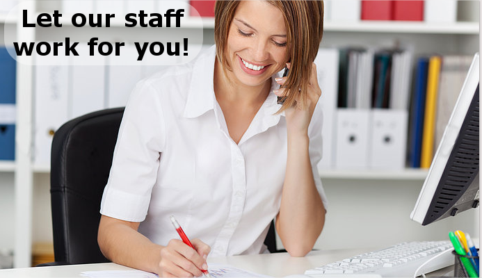 Medical office administrator managing practice operations and patient billing